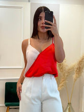 Cargar imagen en el visor de la galería, GENEVIEVE - Pantiblusa bicolor tirantes