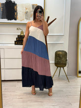 Cargar imagen en el visor de la galería, LUCIANA - Maxi vestido multicolor