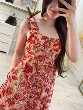 Cargar imagen en el visor de la galería, SEATTLE - Maxi vestido estampado rojo