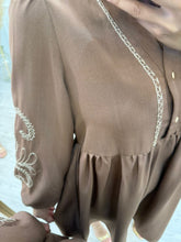 Cargar imagen en el visor de la galería, DALILA - Vestido café