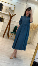 Cargar imagen en el visor de la galería, AMALIA - Maxi vestido azul