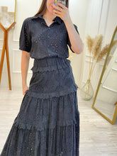 Cargar imagen en el visor de la galería, ARIADNA - Maxi vestido negro