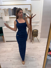 Cargar imagen en el visor de la galería, DAYANARA - Maxi vestido denim