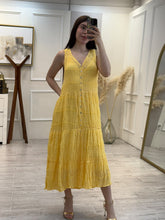 Cargar imagen en el visor de la galería, AMBER - Maxi vestido amarillo
