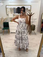 Cargar imagen en el visor de la galería, IVETTA - Maxi vestido estampado