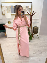 Cargar imagen en el visor de la galería, CATALINA - Maxi vestido rosa