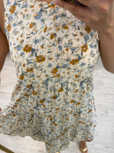 Cargar imagen en el visor de la galería, JORGINA - Vestido corto avena estampado