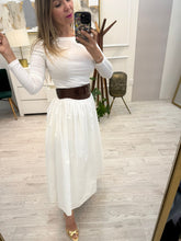 Cargar imagen en el visor de la galería, MITCHELL - Maxi vestido blanco