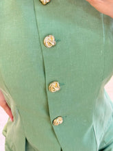 Cargar imagen en el visor de la galería, ODETTE - Set blusa y pantalon verde