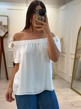 Cargar imagen en el visor de la galería, RITA - Blusa blanca