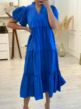 Cargar imagen en el visor de la galería, NILA - Maxi vestido azul