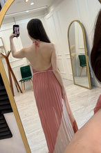 Cargar imagen en el visor de la galería, HEIDI - Maxi vestido salmón