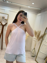 Cargar imagen en el visor de la galería, DAVINIA - Blusa lila de chiffon