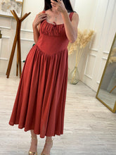Cargar imagen en el visor de la galería, MARISSA - Maxi vestido ocre