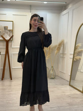 Cargar imagen en el visor de la galería, SANDRA - Maxi vestido negro