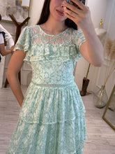Cargar imagen en el visor de la galería, CORALIA - Maxi vestido verde