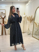 Cargar imagen en el visor de la galería, JORDYN - Maxi vestido manga larga
