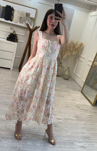 Cargar imagen en el visor de la galería, ELENIA - Maxi vestido avena