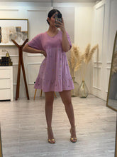 Cargar imagen en el visor de la galería, MORGAN - Vestido corto rosa