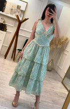 Cargar imagen en el visor de la galería, HELIA - Maxi vestido menta