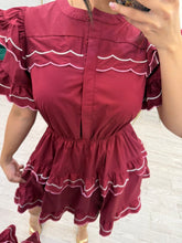 Cargar imagen en el visor de la galería, MAGDA - Vestido corto rojo