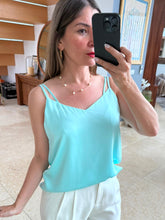 Cargar imagen en el visor de la galería, RHUE - Blusa aqua tirantes