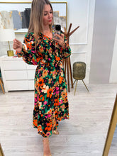 Cargar imagen en el visor de la galería, OLIVIA - Maxi vestido estampado