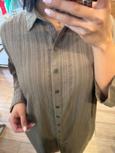 Cargar imagen en el visor de la galería, ROXANA - Vestido midi olivo