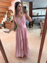Cargar imagen en el visor de la galería, QUIRINA - Maxi vestido rosa