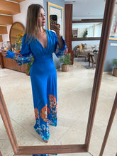 Cargar imagen en el visor de la galería, BETANIA - Palazzo azul floral