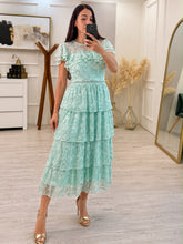 Cargar imagen en el visor de la galería, CANDACE - Maxi vestido verde