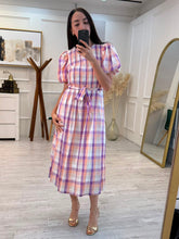 Cargar imagen en el visor de la galería, ZOE - Maxi vestido cuadros