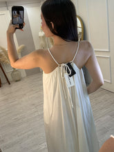 Cargar imagen en el visor de la galería, JESSIE - Maxi vestido blanco tirantes