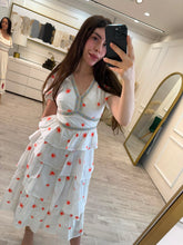 Cargar imagen en el visor de la galería, URIELA - Maxi vestido blanco estampado