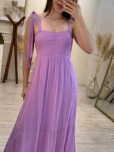 Cargar imagen en el visor de la galería, DARIAN - Maxi vestido lila