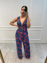 Cargar imagen en el visor de la galería, FLAVIA - Palazzo azul estampado