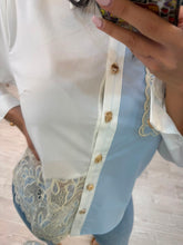 Cargar imagen en el visor de la galería, ZOE - Camisa bicolor