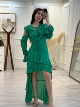 Cargar imagen en el visor de la galería, AURA - Maxi vestido verde