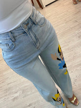 Cargar imagen en el visor de la galería, ALANA - Pantalon denim con estampado