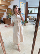 Cargar imagen en el visor de la galería, VALERIA - Maxi vestido beige