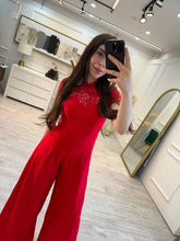 Cargar imagen en el visor de la galería, BARBARA - Palazzo rojo encaje