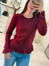 Cargar imagen en el visor de la galería, ANA - Blusa roja manga larga