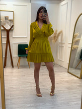 Cargar imagen en el visor de la galería, ARCADIA - Vestido corto verde