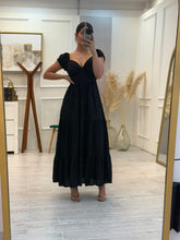 Cargar imagen en el visor de la galería, LUCINE - Maxi vestido negro