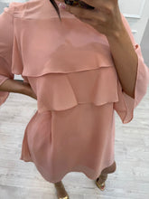 Cargar imagen en el visor de la galería, LILIA - Vestido corto rosa palo