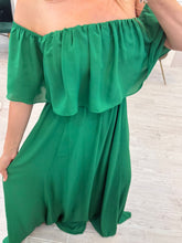 Cargar imagen en el visor de la galería, MARIANA - Maxi vestido verde