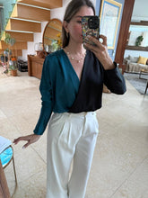 Cargar imagen en el visor de la galería, CELESTINA - Pantiblusa bicolor