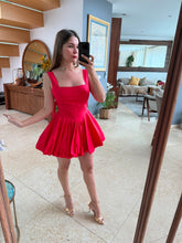 Cargar imagen en el visor de la galería, CANNES - Vestido corto rojo
