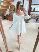 Cargar imagen en el visor de la galería, XIOMARA - Vestido corto blanco