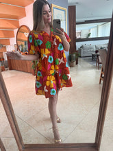 Cargar imagen en el visor de la galería, IMANI - Vestido corto estampado